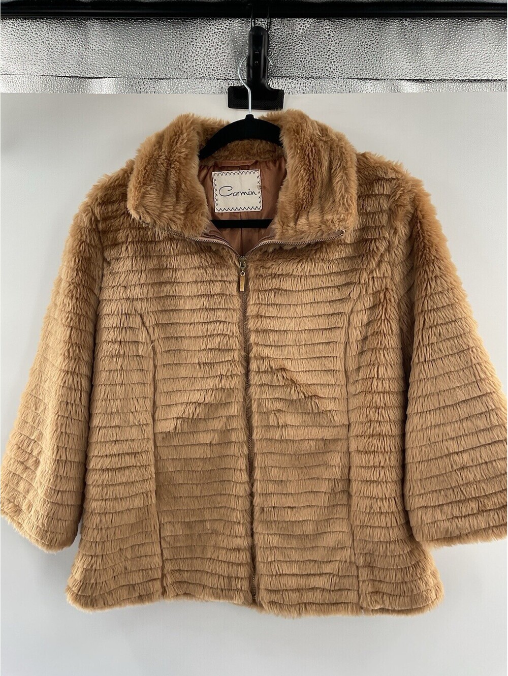 Carmin Faux Fir Call Esther Coat Women’s Medium 083